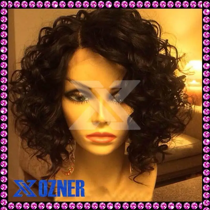 Glueless Curly Full Lace Wig Brazilian,Lace Front Wigs For Black Women