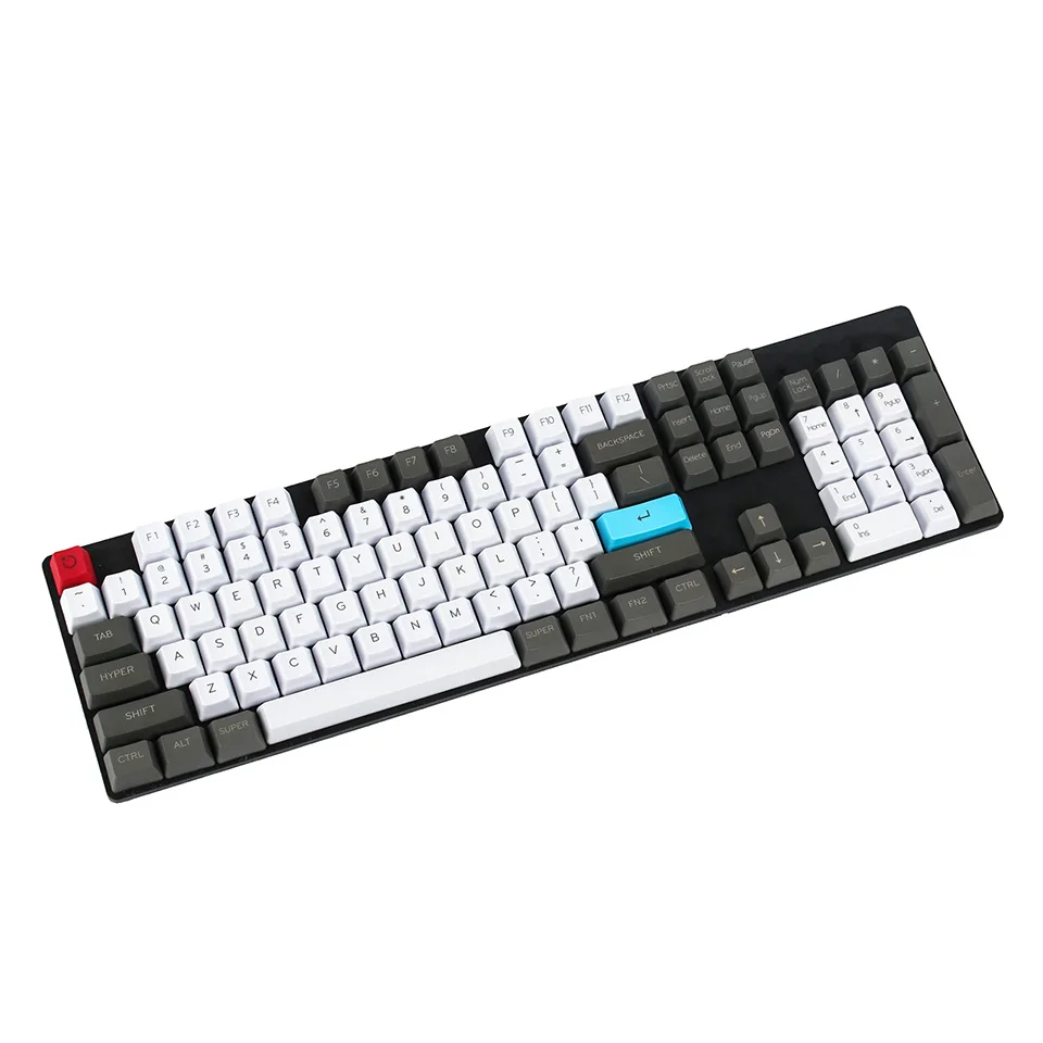 

YMDK Customized 61 87 104 ANSI Keyset OEM Profile Thick PBT Keycap Suitable For Cherry MX Switches Mechanical Gaming Keyboard