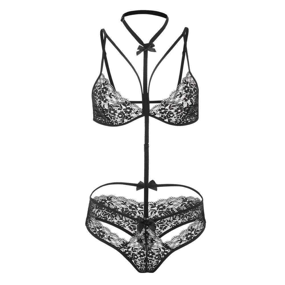DRAIMIOR женские Эротическое белье Женские Женское Babydoll платье с кружевным бантом