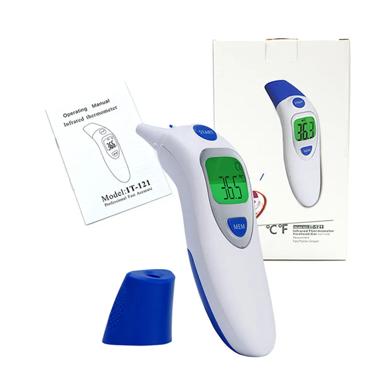 Детский термометр цифровой ИК детский лоб и ухо взрослый высокая температура тела измерения