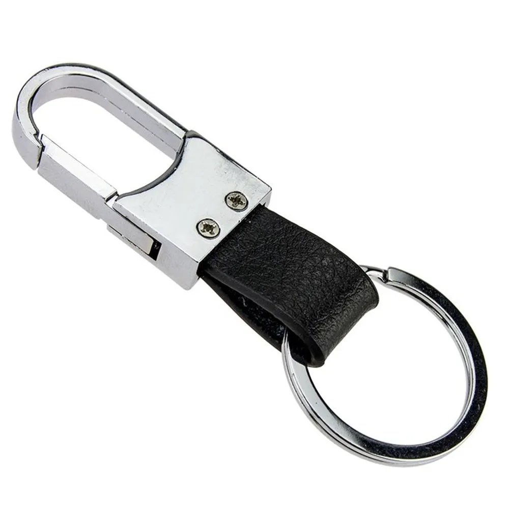 

2019 New Car Key Holder Key Ring Fashion Leather Strap Keyring Keychain Key Chain Ring Key Creative Auto Accessories Car Styling