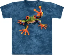 

2018 new fashion High quality Men Women cool 3d print cute frog blue Short Sleeve Summer Loose Leisure Streetwear clothling