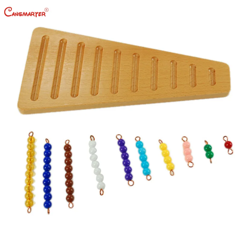 Preschool Teaching Aids Beads Base for Children Kids Educational Toys Wood Montessori Materials Number Counting Math Toy MA098-3 Preschool Teaching Aids Beads Base for Children Kids Educational Toys Wood Montessori Materials Number Counting Math Toy MA098-3