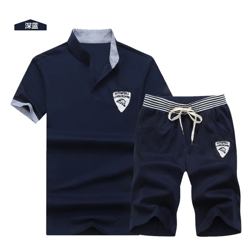 Набор для бегунов из 2 предметов, Мужская футболка с короткими рукавами, укороченный топ+ шорты, мужские спортивные костюмы, летняя повседневная спортивная одежда, топы, короткие брюки 9XL