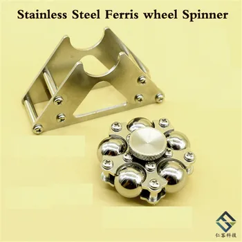 

2017 Hot sales Stainless Skywheel Gyroscope Cube Focus Toy Finger Desk Toy Freedom of assembly