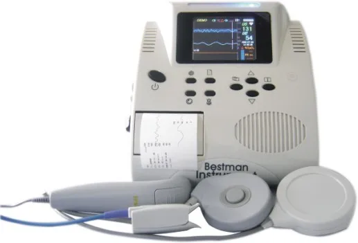  Portable fetal monitor BF-610M with thermal printer detect FHR TOCO ultrasound fetal maternal monit