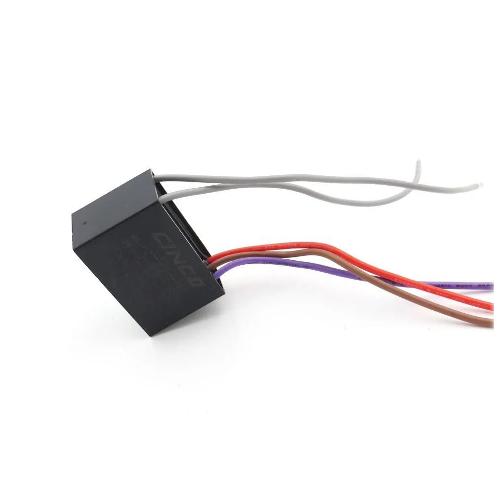 CBB61 4 5 + 6 мкФ 250 V проводов конденсатор моторного двигателя Электрический