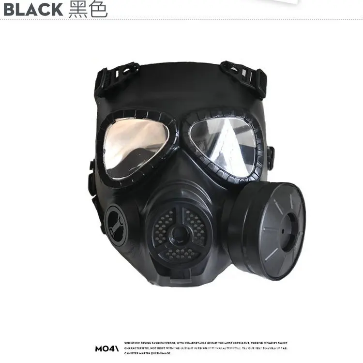 

JAISATI Gas Mask Tactical Skull Resin Full Face fog Gas Masks for CS Wargame Airsoft paintball Face protective Halloween mask