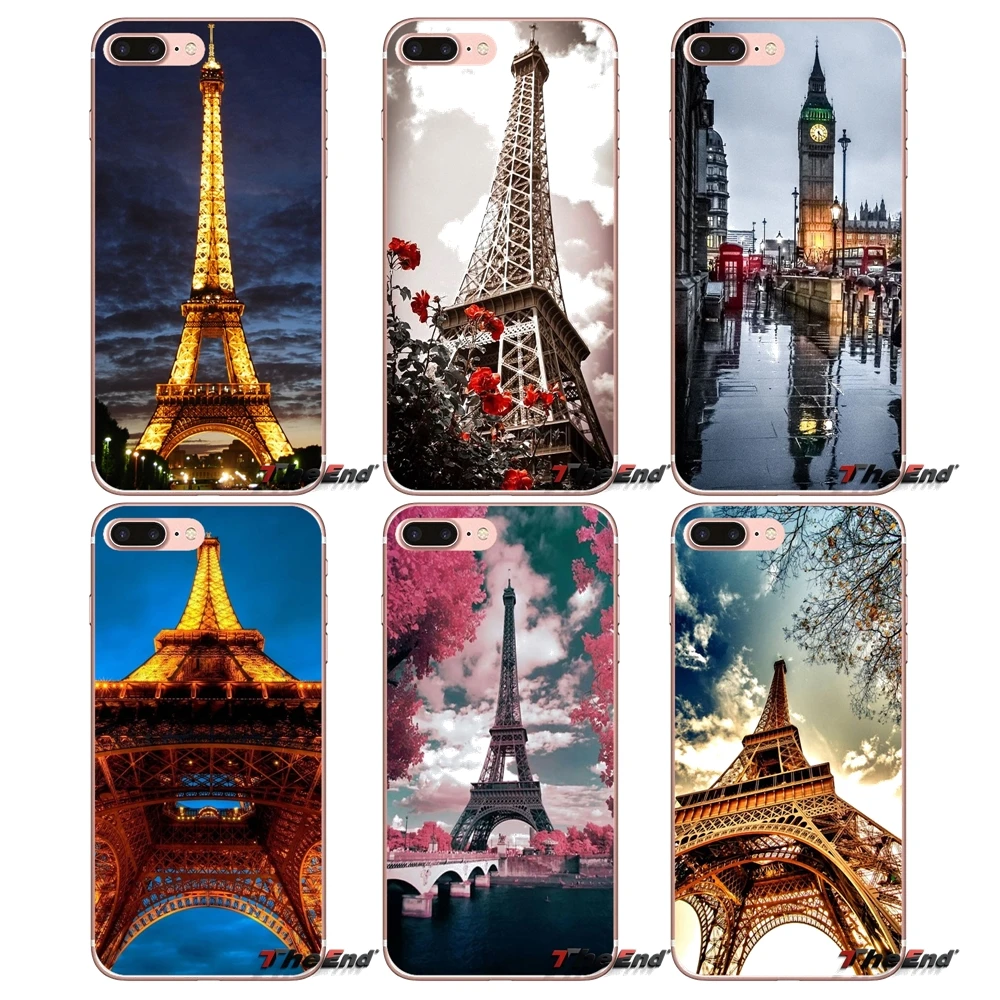 Эйфелева башня ночь боке Франция Париж чехол для Huawei P Smart Y6 Pro P8 P9 P10 Nova P20 Lite Mini 2017 SLA