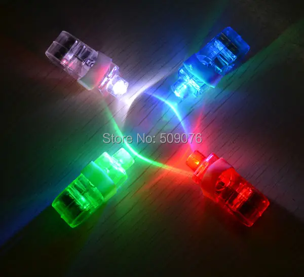 

Free shipping 24pcs/lot led finger light light up toys led finger rings flashlight Torches Birthday party New