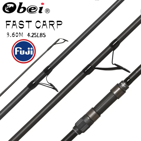 Home v1 32 obei purista 4 25lb fuji spinning vara de pesca carpa vara de pesca de fibra