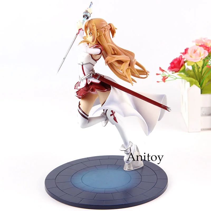 Аниме Sword Art онлайн фигурка САО Асуна фигурка Рыцари крови вера. 1/8 Масштаб ПВХ Коллекция Модель игрушки