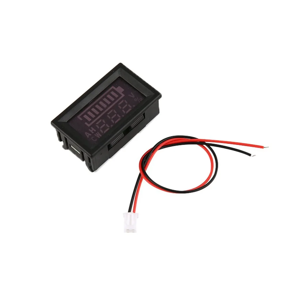 1/2/5 PC 5-80V LED Double Display Panel Battery Percentage Voltmeter Electric Voltage Meter Volt Tester for Auto Car Motorcycle 1/2/5 PC 5-80V LED Double Display Panel Battery Percentage Voltmeter Electric Voltage Meter Volt Tester for Auto Car Motorcycle