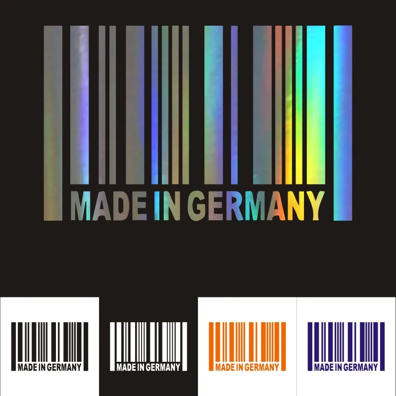 

Car Stickers 15CM*9CM Made in Germany Car Motorcycles Decoration 3D Reflective Waterproof BUY 2 SAVE HALF Custom Sticker
