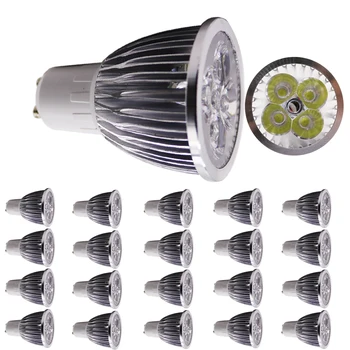 

20x Super Bright GU10 Bulbs Light Dimmable Led Warm/Cold White AC220-240V 6W LED GU10 LED lamp light GU 10 led Spotlight