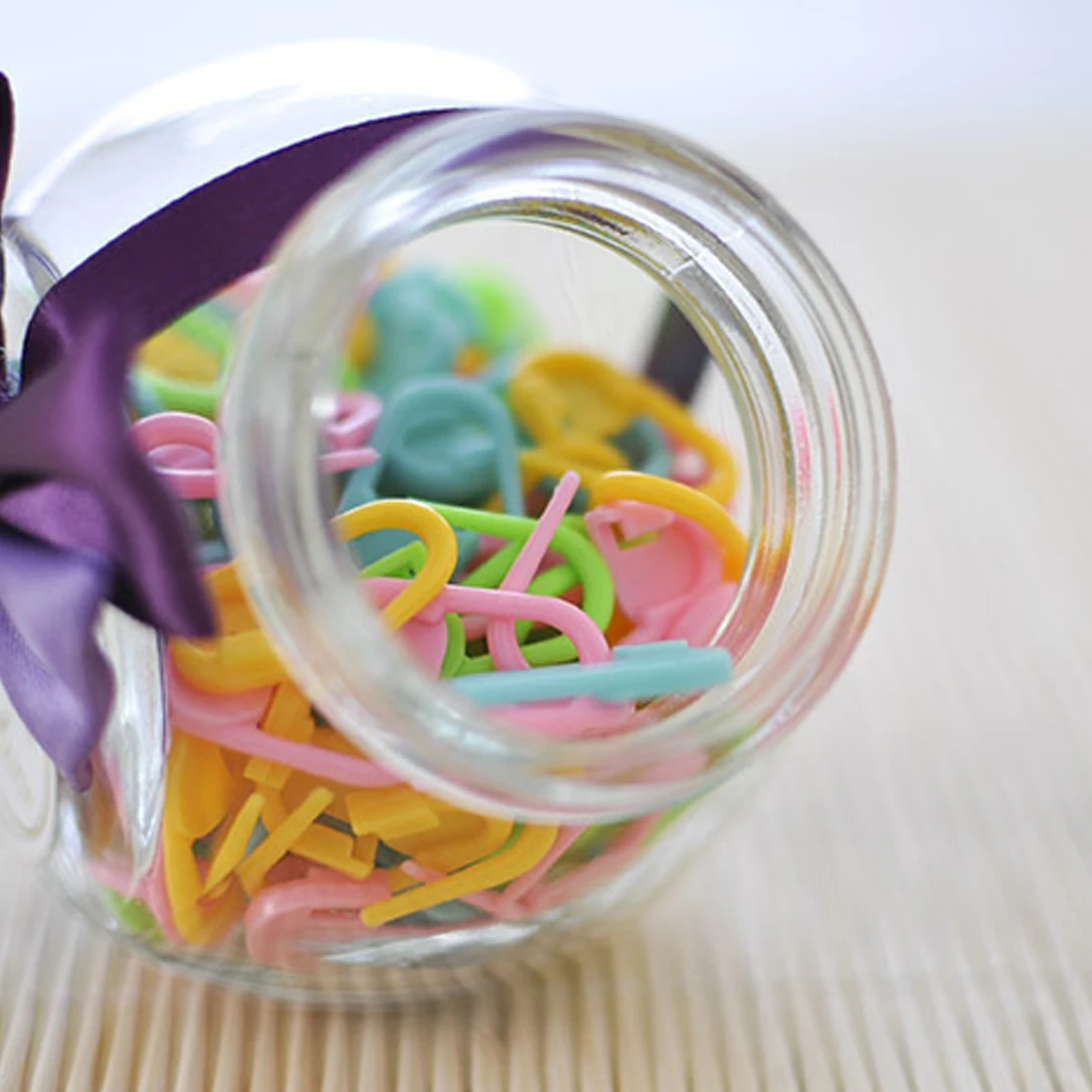 100pcs Knitting Plastic Crochet Craft Locking Stitch Needle Clip Markers Hot!