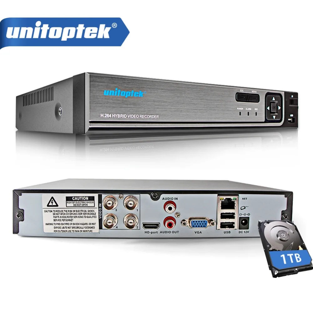 8-Channel 1080N 5in1 DVR Video Recorder AHD//TVI//CVI//CVB//IPC for Security System