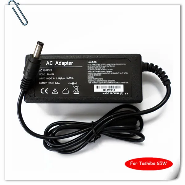 65 W адаптер переменного тока Питание для Toshiba Satellite A135 A200 A205 A215 PA-1700-02 зарядное устройство для ноутбука универсальное зарядное устройство для ноутбука