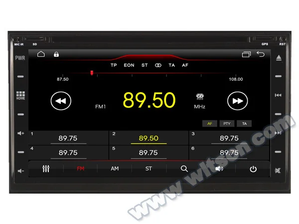 Discount WITSON Android 9.1 FULL TOUCH SCREEN Car Dvd GPS For NISSAN QASHQAI/Tiida/PALADIN Universal Multimedia GPS car navigation 4
