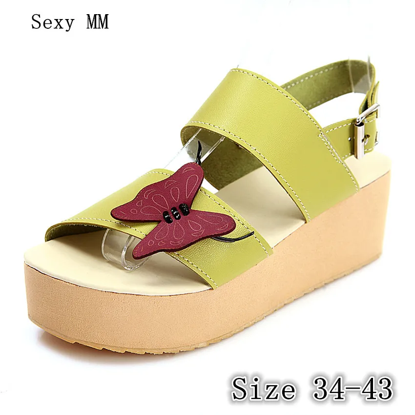 

Women Platform High Heel Wedge Sandals Peep Toe Shoes Woman Summer High Heels Wedges Gladiator Sandals Plus Size 34- 40 41 42 43