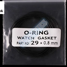 15 шт. высокое качество 0,8 мм толстые круглые часы задняя крышка уплотнительное кольцо Размер от 25 мм до 44 мм