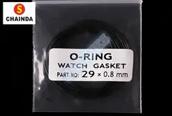Бесплатная доставка 15 шт. высокое качество 0,8 мм толстые круглые часы задняя крышка уплотнительное кольцо Размер от 25 мм до 44 мм