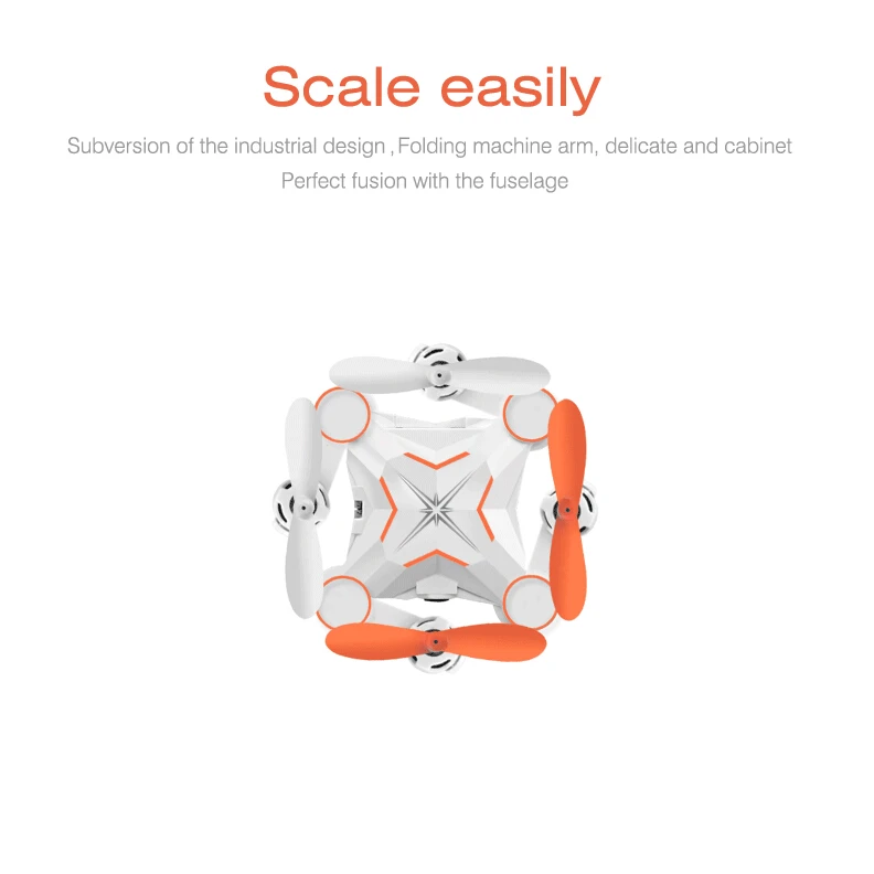 F18781 3 Heliway 901 RC Mini Pocket Drone Foldable NO Camera Portable 2 4G 6 AXIS