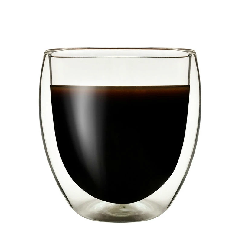 Bodum Эйлин стороны дует двухэтажные Кофе чашки оживальной цветок сосуд