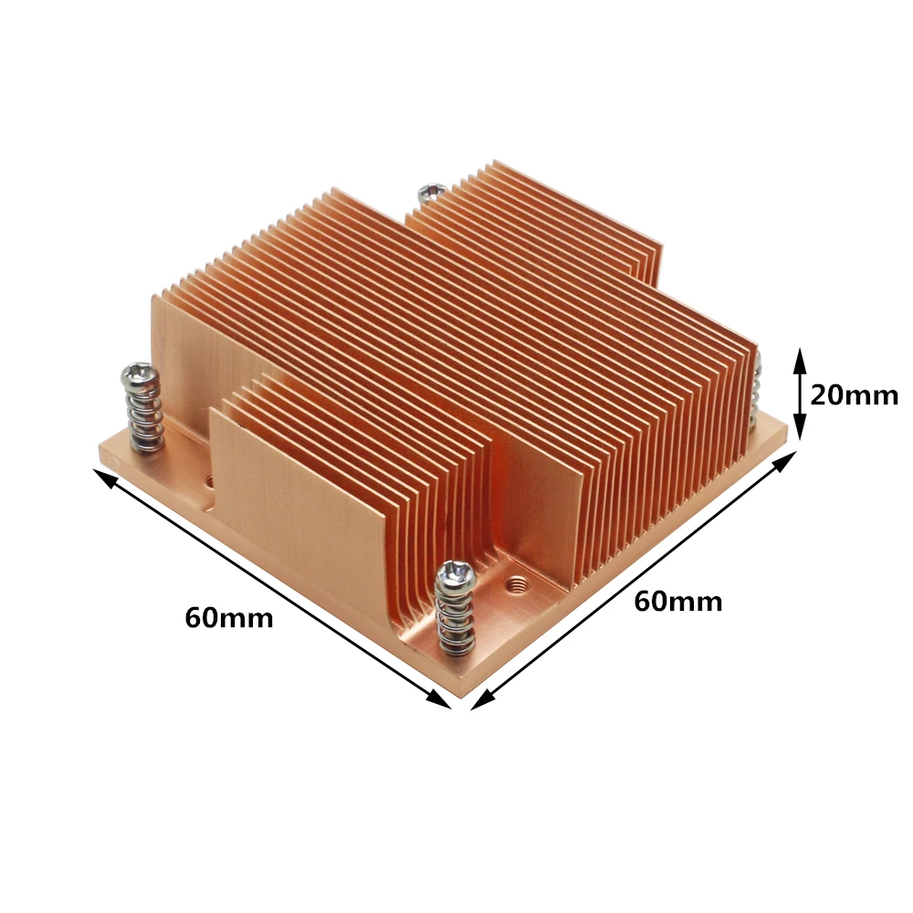 Dissipador de Calor de Cobre para Intel Móvel de Refrigeração do Computador Servidor Cooler Core 989 I7-600 I5-500 I5-400 I3-300 Processador Cpu Pga988 - Imagem 2