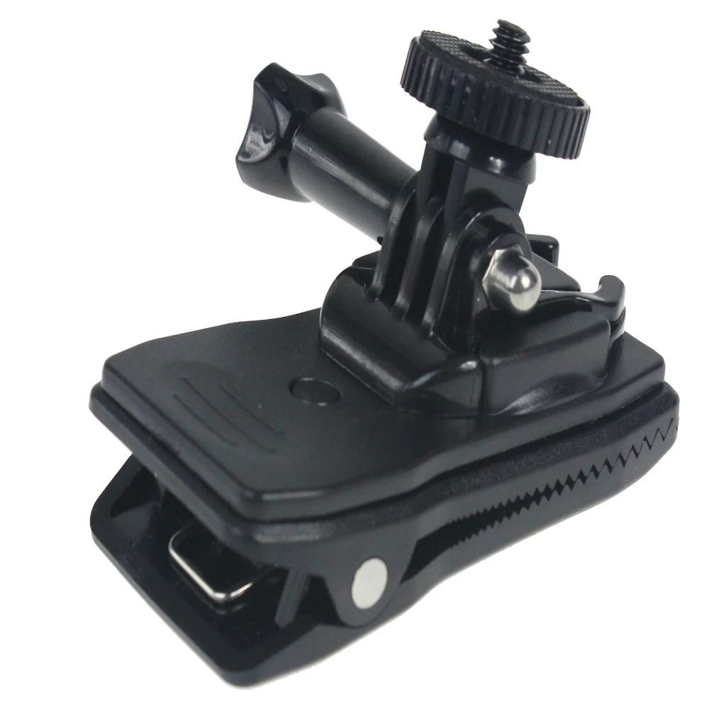 

360 Degree Bag Strap Quick Release Clip Clamp Quick-Release Buckle Mini Adapter Long Screw for Gopro Xiaomi yi Camera F08051-F