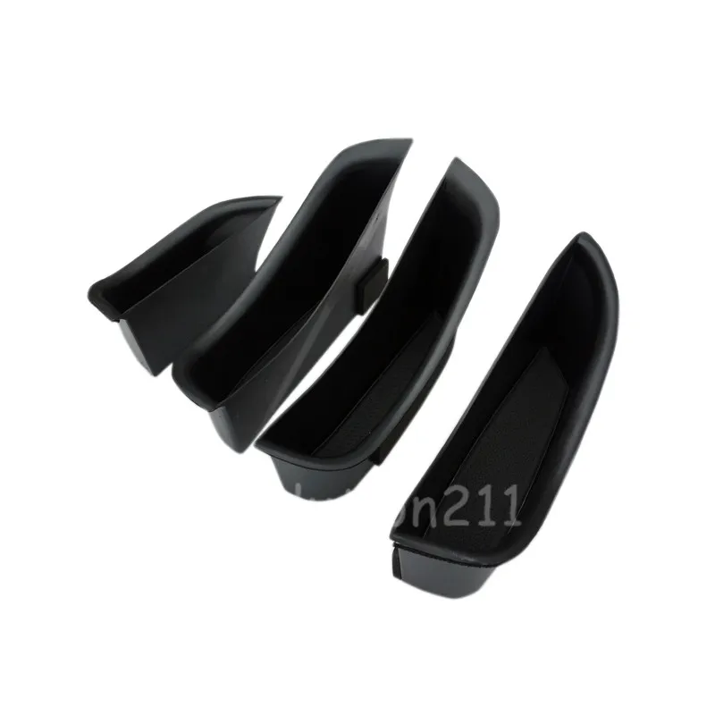 Front Rear Door Container Storage Box 4pcs Plastic For Mercedes Benz C Class W205 2014 2015