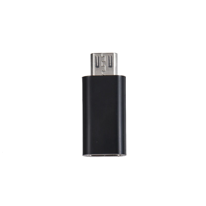 

Android Type-C USB-C Female to Micro USB Male Sync Data Converter Charging Adapter (Black)
