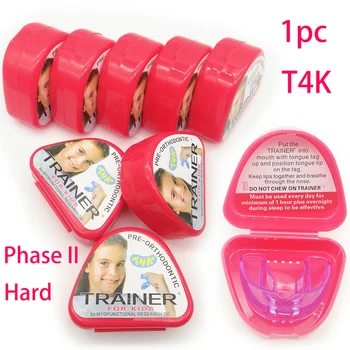 1pc T4K Children Dental Tooth Orthodontic Appliance Trainer Kids Alignment Braces Mouthpieces Phase 2 Teeth Whitening myobrace dental tooth orthodontics dental braces teeth whitening dental orthotics tooth alignment tool orthodontic retainers