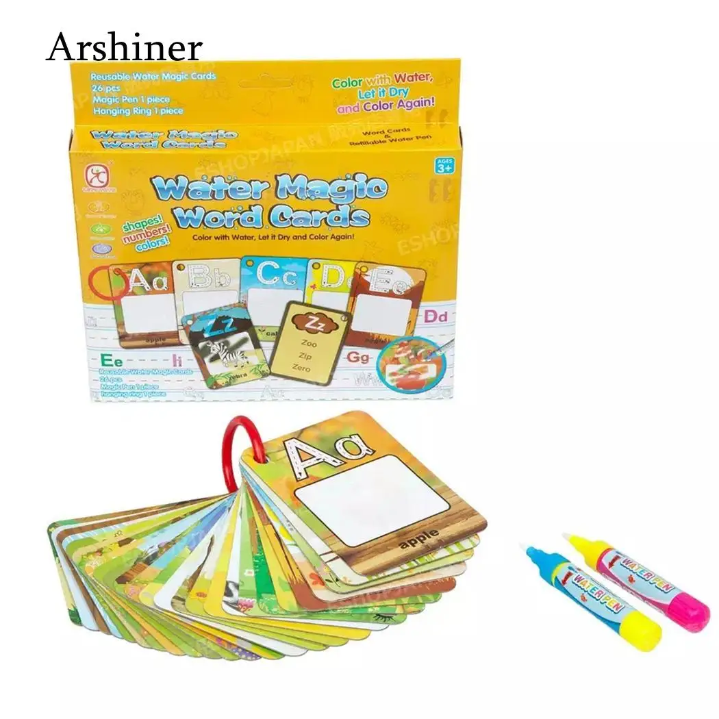 Волшебная книга для рисования воды, книга-раскраска, каракули и волшебная ручка, доска для рисования, для детей, игрушки, подарок на день рождения