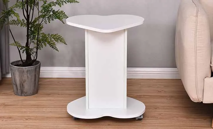 Heart-shaped Multifunction Creative modern coffee tables wooden table sofa tea cabinet home furniture