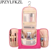 New Waterproof Men Hanging Makeup Bag Nylon Travel Organizer Cosmetic Bag for Women Necessaries Make Up Case Wash Toiletry Bag lhlysgs brand women double storage large waterproof makeup bag travel cosmetic bag organizer case necessaries wash toiletry bag