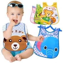 Детские Водонепроницаемые нагрудники для кормления из материала EVA; Милые полотенца для кормления с героями мультфильмов для новорожденных; фартук для детей; аксессуары для кормления; 79