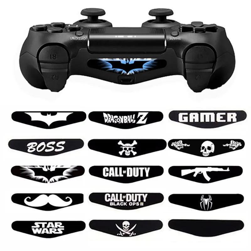 

10PCS/20PCS/40PCS For PS4 Game System Controller Custom Light Bar Vinyl Decal Led Sticker For Sony PS4 Playstation 4 Gamepad
