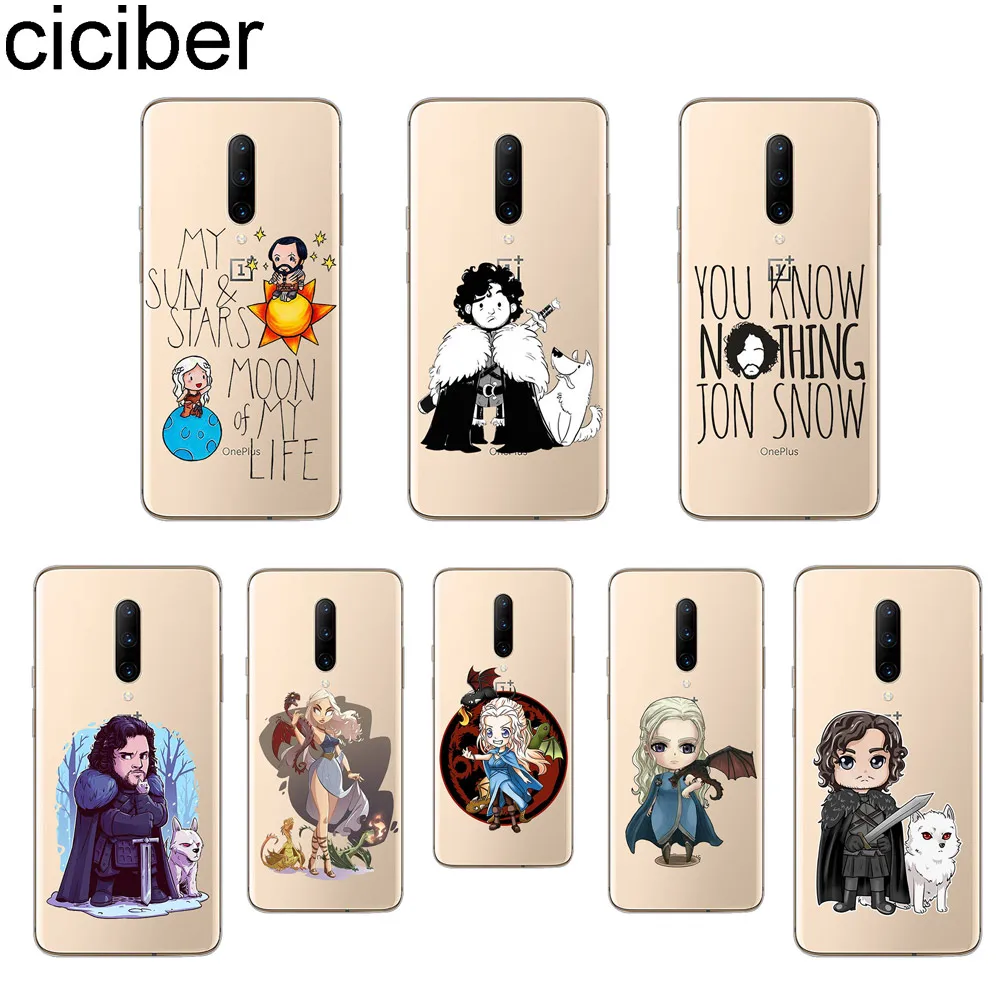ciciber Game of Thrones Phone Case For font b Oneplus b font font b 7 b