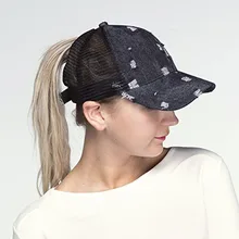 Высококачественный Женский хвостик, бейсболка s Messy Buns Trucker, простая бейсболка, модная бейсболка, спортивные шапки
