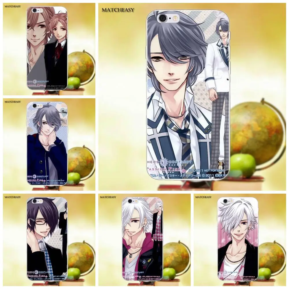 Мягкая Мода для Apple iPhone X XS Max XR 4 4S 5 5C SE 6 6S 7 8 Plus Anime Brothers Conflict | Мобильные телефоны и