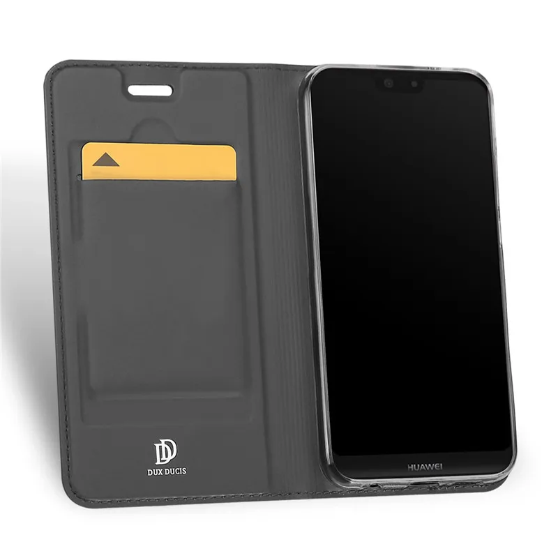 DUX DUCIS для huawei P20 lite чехол Флип Роскошный PU кожаный бумажник телефон Lite