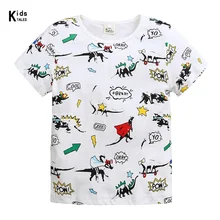 New Summer Baby T Shirt For Boys Girl Kids Clothes Short Sleeve Cartoon dinosaur T-Shirt Baby Boy Clothes Toddler Tops Tee цена New Summer Baby T Shirt For Boys Girl Kids Clothes Short Sleeve Cartoon dinosaur T-Shirt Baby Boy Clothes Toddler Tops Tee цены онлайн
