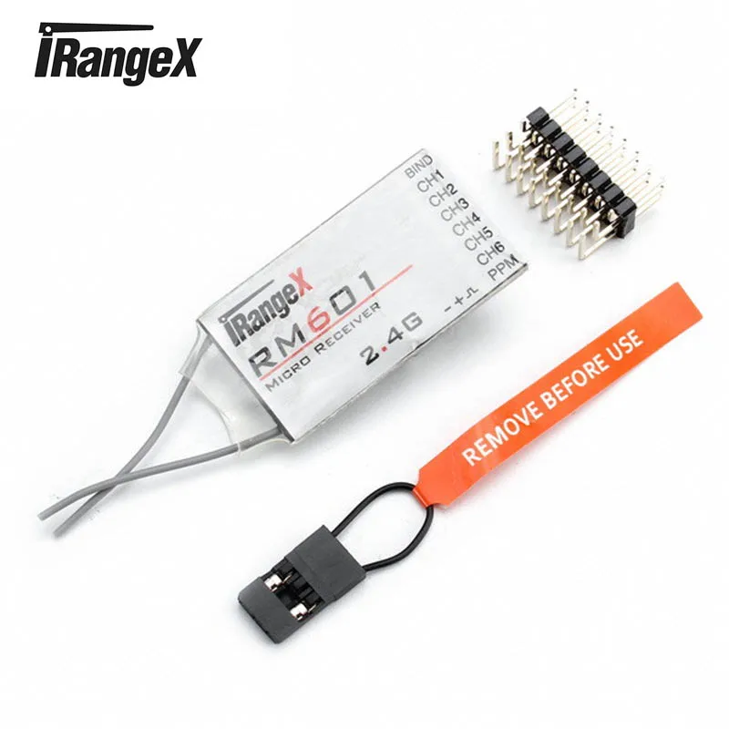 iRangeX RM601 2.4G 7CH Micro Receiver With PPM Output For DSM2 For DSMX RC Multicopter Racing Models Spare Part