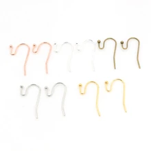 100 шт./лот, 21x16 мм, сделай сам, серьги, застежки, крючки, фурнитура, сделай сам, аксессуары для изготовления ювелирных изделий, латунный крючок, серьги, ювелирные изделия