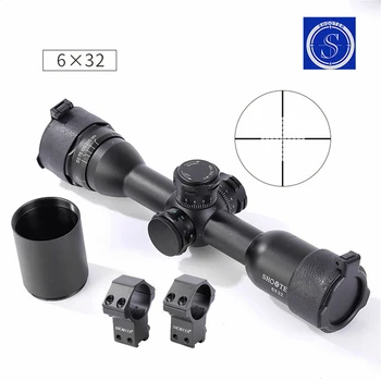 

Shooter Tactical ST 6x32AOE Rifle Scope For Hunting Shooting With Lens Cap PP1-0357