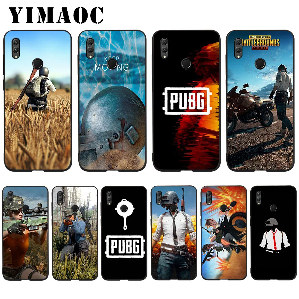 

YIMAOC pubg Luxury Quality Soft Case for Huawei Honor Note 10 9 Lite 8C 8X 8 Lite 7X 7A 3GB Pro 7C 6A
