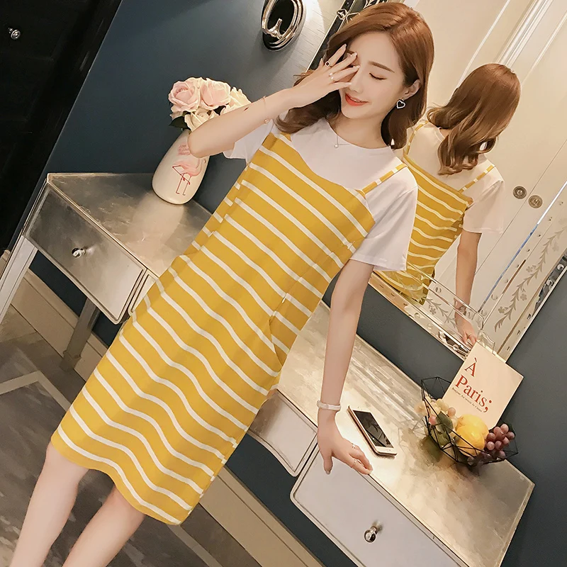 

Cottom Nursing Dresses Feeding Dress Striped Maternity Clothes For Pregnant Women Breastfeeding Clothing pregnant dress