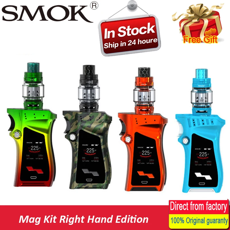 

New arrival Right Hand Edition SMOK MAG Kit with 225W BOX MOD & TFV12 Prince 8ml Tank Electronic Cigarette Vape SMOK Mag Kit