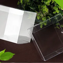 1000 шт 10*10*10 см Прозрачное водонепроницаемое ПВХ упаковочные коробки пластиковая прозрачная коробка для хранения еды/ювелирных изделий/конфет/подарков/косметики